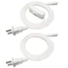 Verlichtingsaccessoires Tubes Extension Draad met 3PIN -connectoren LED -buis Licht voor T8 T5 Integrated Tubes Bollen US Plug Cable 100 Pack Usalight