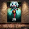Forniture per pittura Joaquin Phoenix Poster Stampe Joker Movie Dc Comic Art Pittura a olio su tela Immagini a parete per soggiorno Home Deco Dhz37