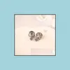 Ciondola orecchini lampadario per donna uomo gioielli di moda nuovi orecchini a bottone pacchetto 18 carati buona consegna di goccia coreana Dhzq7