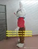 Dia da Páscoa Branco Rabbit Bunny Mascot Figurino adulto Caracteres de desenhos animados Expressões de afeto ZZ7938