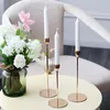 Candle Holders Decor Christmas Nordic Holder Tray Gold Iron Classic Metal Modern Centro De Mesa Living Room Decoration