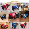 犬のアパレルウォームペット衣服綿ロシア冬の厚い小さな子犬のためのジャンプスーツパーカー