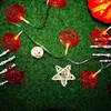 Sznurki 3M Outdoor Halloween Decorations Lights 20 LED Pumpkin String Light Bateria Operowana wakacje do wystroju w pomieszczeniach