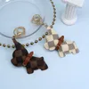 Puppy Key Chain Pendants Accessoires Cléchains mignons Sac à dos Hanging Ornements Fashion Lanyards