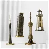 Kunst und Kunsthandwerk Freiheitsstatue Abschlussgeschenk Desktop Kreatives Zuhause Wohnzimmer Dekoration Ornamente Weinschrank Pisa Tower Cra Dhn4K