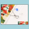 Hangende kettingen hanger ketting sier vergulde medaillek kettingen diamant edelstenen mode sieraden drop levering hangers dhqbh