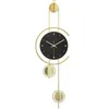Zegary ścienne duży zegar nowoczesny design dom domowy dekoracyjny metal kreatywny złote nordyckie zegarki dekoracion salon casa