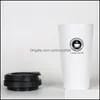 Tazze Tazze da caffè sottovuoto inox Tazza da viaggio Tazza da caffè auto-mescolante Tazze da caffè Bicchieri Regalo unico Thermos Bottiglia d'acqua Drop Deliv Dhcbp