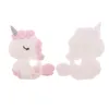 Baby Beißringe Spielzeug 10pc Silikon Einhorn Sensorischen Beißring BPA Frei Babys Zahnen Halskette Anhänger DIY Baby Spielzeug Pflege Schnuller kette Beißen Geschenk 221109