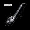 Cucchiaio in acciaio inossidabile 304 Gadget da cucina Scolapasta Tuorlo d'uovo Caviale Utensili da cucina Accessori da cucina HH22-340