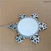 2022 Nieuwe mode DIY Sublimatie Metal Snowflake Kerst ornamenten Hot Ttansfer Druk Blanke verbruiksartikelen Ornament Gifts Tweezijdige Srinting topkwaliteit