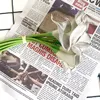 PU mini fleur décorative calla lis simulation fleur en gros de la décoration de mariage artificiel Bouquet de mariée fausses fleurs