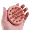 Силиконовая головка головы массажер щетка силиконовая кустарника щетки для чистки волос в ванне спа -сарай для душа