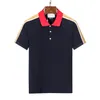 Mens Designers Polo Shirts Men Casual Polos Fashion Letter Print Bordado Summer T Shirt High Street Cotton Size