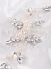 Copricapo Perla Strass Sposa Fasce Gioielli per capelli da sposa Copricapo da sposa Festa Prom Diademi Copricapo da damigella d'onore in cristallo di lusso