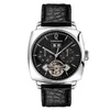 Y Automatico cavlato Meccanico Orologio Meccanico Busins ​​Casual Orologio da uomo impermeabile luminoso Acciaio Fine Watch Tide5I4P