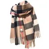 Designer Scarf Autumn and winter scarf women's barber wool cashmere shawl dual purpose thickened couple4905111