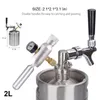 Home Wine Making Machines 2L36L Stainless Steel Beer Mini Keg Air Pressure Faucet Can Barrel Wine Brewing Tool Bar Nightclub Resta8541148
