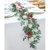 Fleurs décoratives 180M plante artificielle guirlande d'eucalyptus Rose verdure feuilles mariage arc toile de fond fête portes Table décor