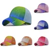 Ball Caps Hop Cap Outdoors Güneşlik Yetişkin Kalça Beyzbol Işık Boyalı Sıradan Net Siklonlar Çılgın Şapka
