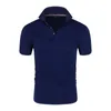 Summer Quick Dry Men's Golf Breathable Polo Shirts Business Casual Short Sleeve Tops Fit Golf Wear Men's Lapel T-Shirts