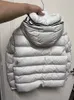 Heren Down Parka Winter Brief Capuchon Winddichte Jas Designer Heren Casual Losse Zwart Witte Eend Puffer Jas ZN152 221110