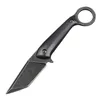 1Pcs M6686 Outdoor Fixed Blade Knife D2 Black/White Stone Wash Blade Full Tang G10 Handle Tactical Knives with Kydex