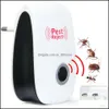 Controllo dei parassiti Mosquito Killer Rifiuto dei parassiti Elettronico Mtipurpose Trasonic Repeller Rat Mouse Repellent Anti Rodent Bug Drop Delivery H Dheig