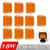 Lighting System 10pcs Amber Color LED Light Lens Dust Covers For 4 INCH Work Bar Automobile SUV ATV Motorcycle Fog LAMP