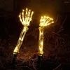 Ghost Hand Lamp Festival Layout Prop Braccio di Halloween Interessante decorazione per feste per prato Vialetto Terrazza Marciapiede
