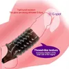 Massager di giocattoli sessuali Men039s Anelli Penis Anelli riutilizzabili Dick Maniche Delay Eiaculazione Erezione Glande Coprione Giochi di ingrandimento per uomini Ring 4978373319