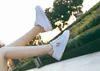 nuova moda Donna Sneakers Scarpe Calzature con strass Scarpe casual da donna Moda Traspirante Ecopelle Bianco Ladies Soft 2020 Nuovo 2022