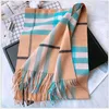 Scarf new winter plaid scarves cashmere wool joker thermal couple parents gifts wholesale wholesale scarve