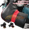 ST43 1PAIR MOTORCYCLE STRAPTBAR Muffs Skyddande motorcykelskoter tjockt varmt grepphandtag Bar Muff Regntät vinter varmare handskar