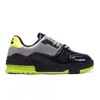 Designer Virgil Trainer Casual Chaussure Low Casual Chaussures Maxi # 54 Cuir Daim Denim Noir Lettre Superpositions Plate-forme Extérieure Hommes Femmes Skate Baskets Taille 36-45