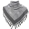 Bandanas 43 "x43" Taktisk öken Shemagh Keffiyeh Arab Tessel Scarf Wrap for Women and Men Military