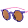 Children Sunglasses Fashion Kids Sun Glasses Round Frame Adumbral Anti-UV Spectacles Retro Eyeglasses Ornamental