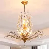 Kroonluchters modern kristallen plafond kroonluchter binnen verlichting scheur glans voor woonkamer slaapkamer keuken led armatuur lichten