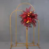 Party Decoration 3st/Set Metal Wedding Arch Outdoor Garden Flower Stand Balloon Backdrop Deco