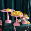 Plates Home Party Cake Display Stand Wedding Decoration Wrought Iron Birthday Tray Dessert Fudge Ddesktop Afternoon Tea