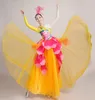 Stage Draag Spaans Flamenco kostuum Gypsy Belly Dance Woman Dress Dancing Rok 360/540/720 graad Spanje DL6139