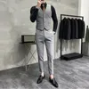 Ternos masculinos plus size 7xl 6xl Men Men Formal Business Suit 3 Set Peças Classic Slim Fit Sets Autumn Wedding Party Tuxedo