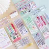 Box/lot Kawaii Dinosaur Bear Press Gel Pen Cute 0.5mm Black Ink Signature Pens Stationery Gift Office School Supplies