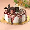 Bakeware Tools Reusable Round Mousse Cake Boards Plastic Base Cupcake Dessert Tray For Home Wedding Birthday Party