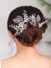 Coiffes Vintage épingle à cheveux feuilles d'argent coiffure classique mariée à pince accessoires de mariage décoration pour les femmes