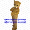 Light Tan Fur Mascot Costume Leopard Pantera Pard Cougar Cheetah Panthera Pardus Dorosły Marketing Promocje Nowe ZX556