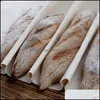 Otras herramientas de cocina Masa Pan Fermentación Paño Hornear Estera de algodón Baguette Tostado Lino Herramientas de cocina Entrega de entrega Hogar Jardín Dini Dhcym