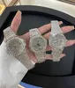 Armbanduhren D17 Luxus-Herrenuhr 4130 Uhrwerk Uhr für Männer 3255 Montre de Luxe-Uhr Mosang Stone Iced VVS1 GIA Diamond Uhren207n