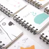 Simpatico mini quaderno a fogli mobili per studenti, quaderno portatile, raccoglitore ad anelli, materiale scolastico Kawaii