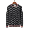 2023 Herrens designer tr￶jor Retro Dlassic Luxury Sweatshirt Men Arm Brev Broderi Rund hals Bekv￤m h￶gkvalitativ Jumper Fashion Cardigan f￶r kvinna